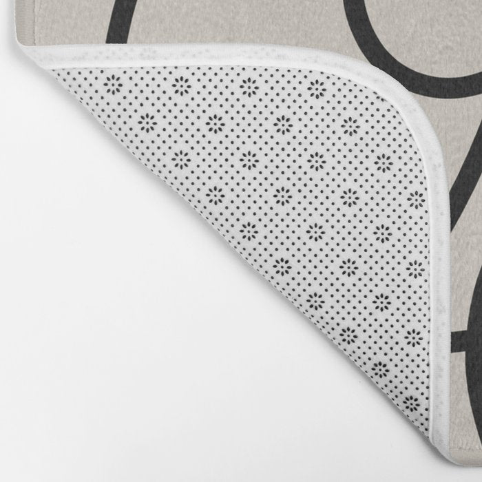 Modern Line Art Bath Mat Gallery Image 2