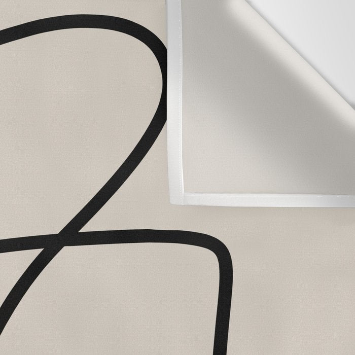 Modern Line Art Wall Tapestry Gallery Image 3