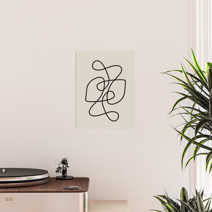Modern Line Art Poster Gallery Image 2
