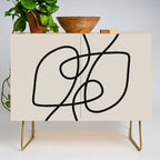 Modern Line Art Credenza Gallery Image 1
