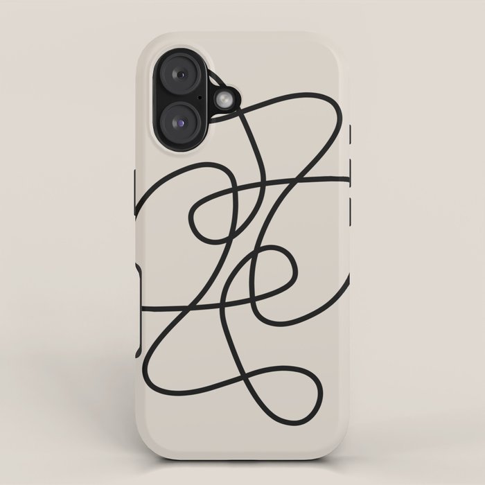 Modern Line Art iPhone Case Gallery Image 1