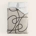 Modern Line Art Duvet Cover Gallery Image 6