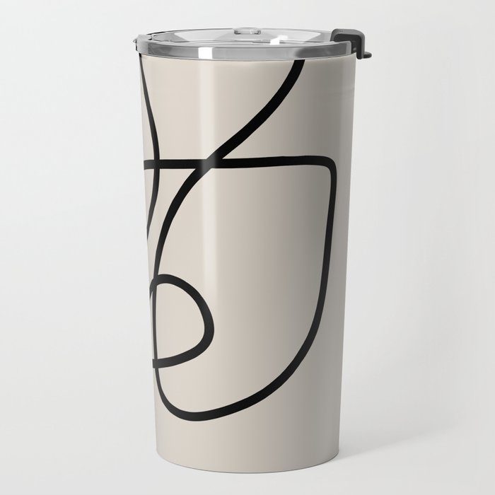 Modern Line Art Travel Mug Gallery Image 2