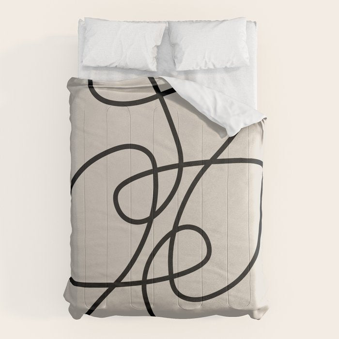 Modern Line Art Comforter Gallery Image 6