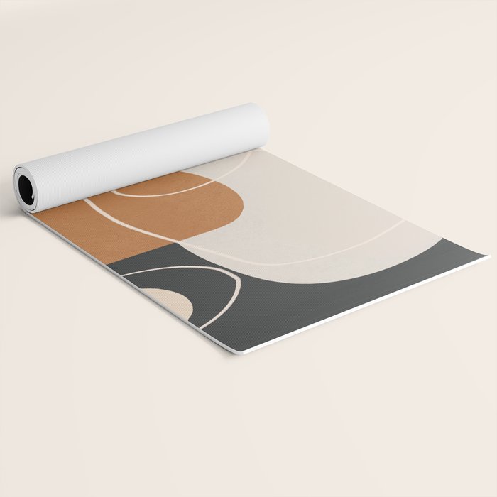 Minimal Colorful Abstract Shapes 9 Yoga Mat Gallery Image 2