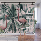 Flamingo tropics Wall Mural Gallery Image 1