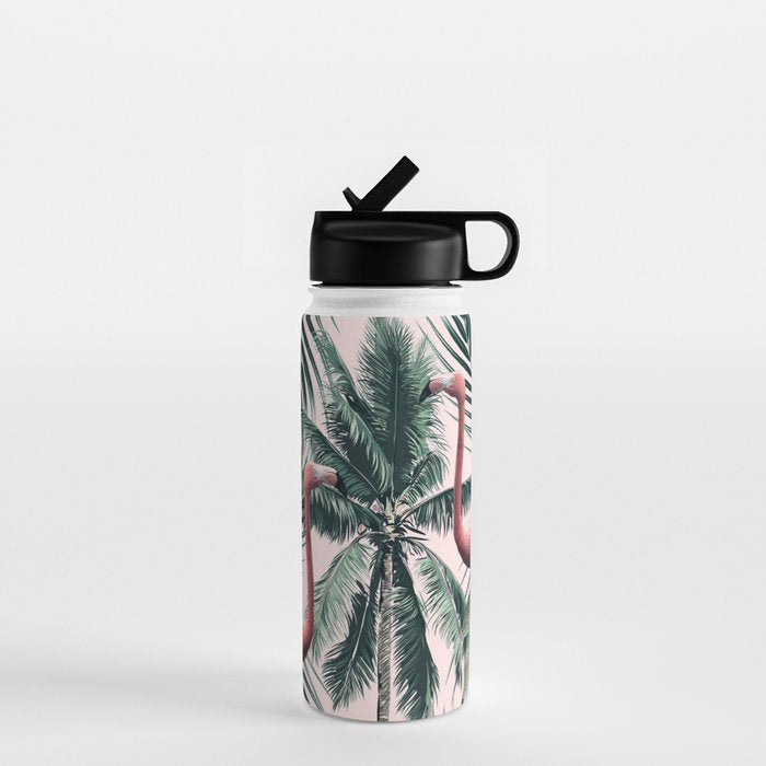Flamingo tropics Water Bottle Gallery Image 1