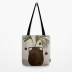 winter Christmas tree bouquet in a pot  Tote Bag Gallery Image 2