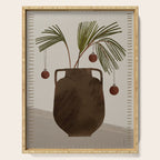 winter Christmas tree bouquet in a pot  Serving Tray Gallery Image 1