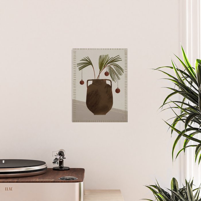 winter Christmas tree bouquet in a pot  Poster Gallery Image 2