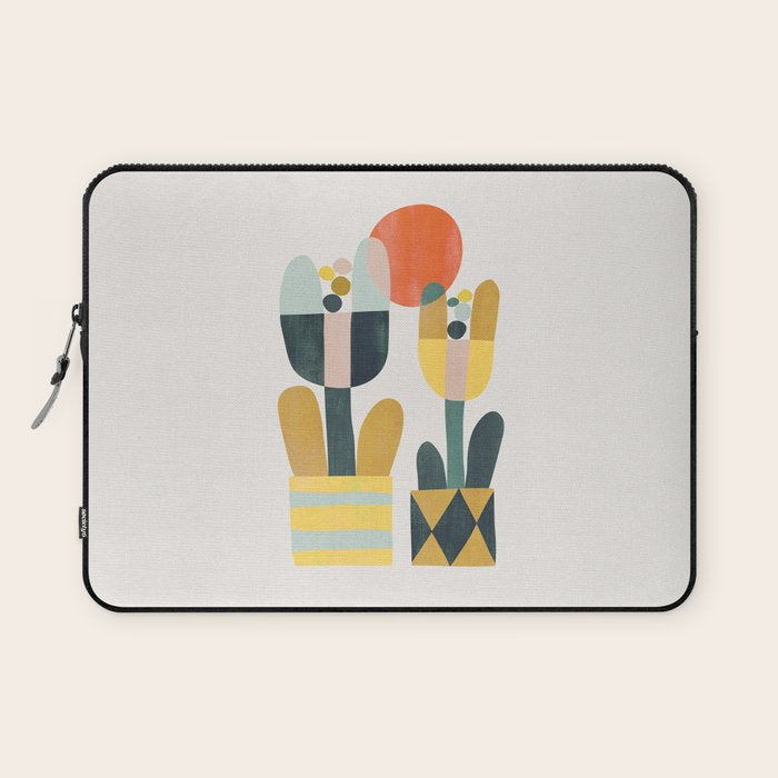 Two flowers Laptop Sleeve Gallery Image 1