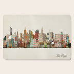 las vegas skyline Cutting Board Gallery Image 1