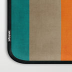 Teal Orange Black Yellow Modern Artwork Laptop Sleeve Gallery Image 3