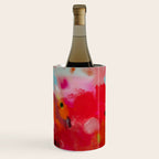 red poppies field abstract Wine Chiller Gallery Image 2