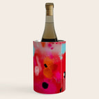 red poppies field abstract Wine Chiller Gallery Image 3