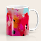 red poppies field abstract Coffee Mug Gallery Image 1