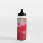 red poppies field abstract Water Bottle Gallery Image 3