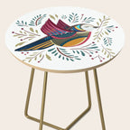 Peace Bird | White Side Table Gallery Image 2