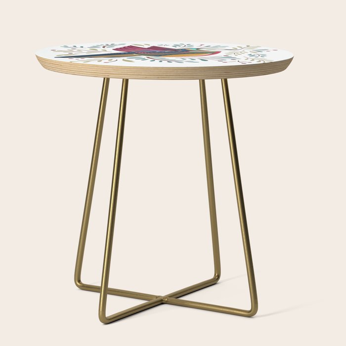 Peace Bird | White Side Table Gallery Image 1