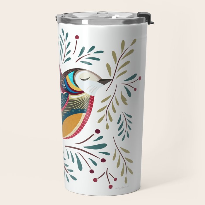 Peace Bird | White Travel Mug Gallery Image 2