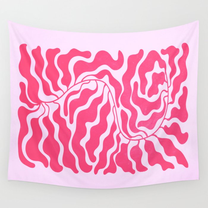 Wild Ferns: Wine Edition Wall Tapestry Gallery Image 4