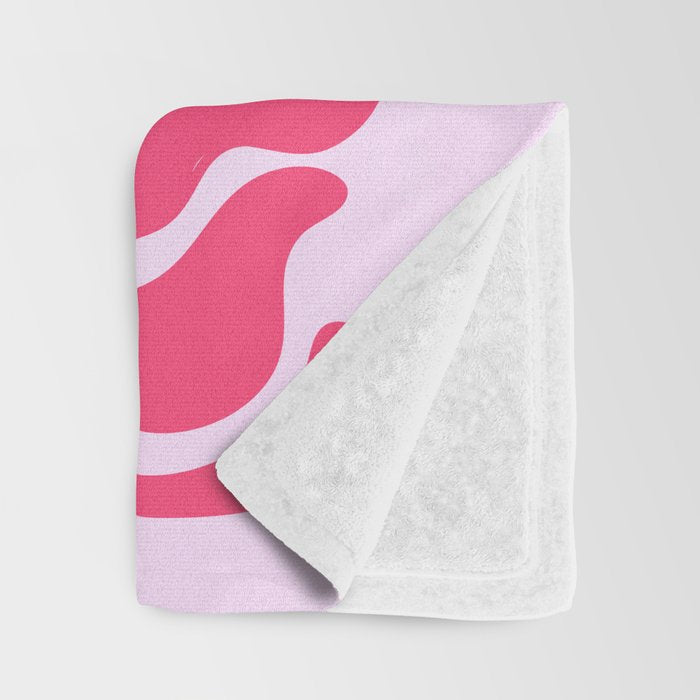 Wild Ferns: Wine Edition Throw Blanket Gallery Image 3