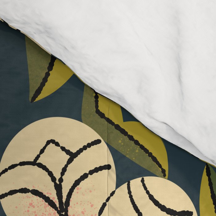 Ivory Blooms Comforter Gallery Image 4