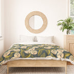 Ivory Blooms Duvet Cover Gallery Image 3