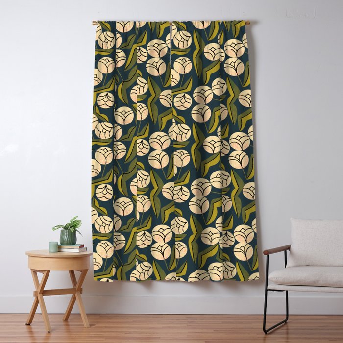 Ivory Blooms Window Curtain Gallery Image 5