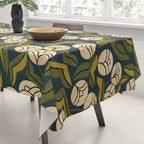 Ivory Blooms Tablecloth Gallery Image 3