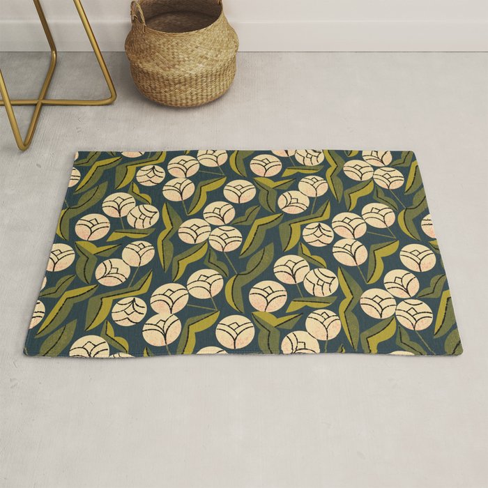 Ivory Blooms Rug Gallery Image 1