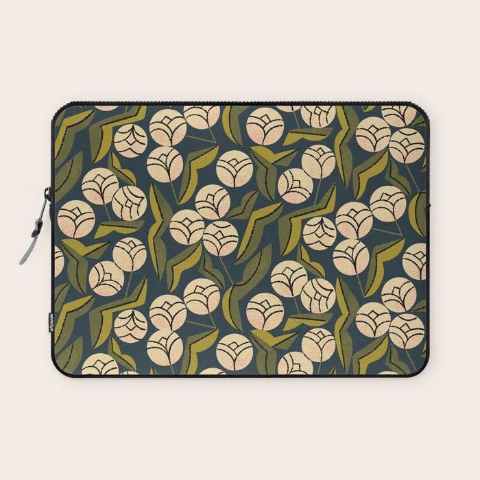 Ivory Blooms Laptop Sleeve Gallery Image 1