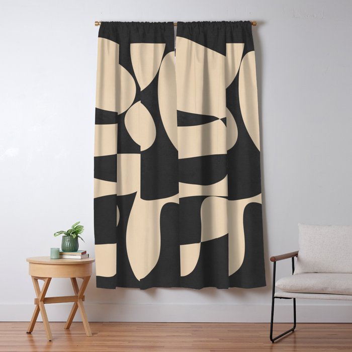 Modern Art Form 1 Window Curtain Gallery Image 5