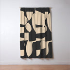 Modern Art Form 1 Window Curtain Gallery Image 3