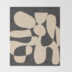 Modern Art Form 1 Throw Blanket Gallery Image 2