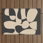 Modern Art Form 1 Outdoor Rug Gallery Image 1