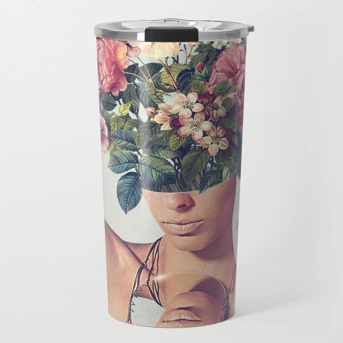 Flower-ism - Bouquet Pot Head Travel Mug Gallery Image 1