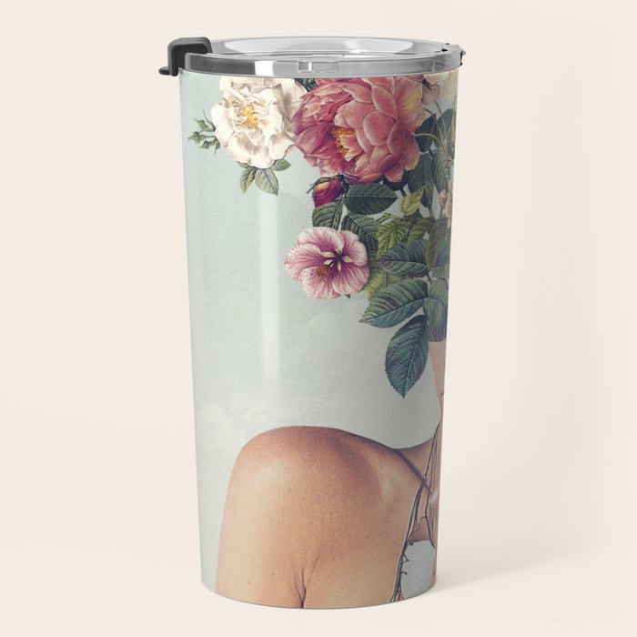 Flower-ism - Bouquet Pot Head Travel Mug Gallery Image 3