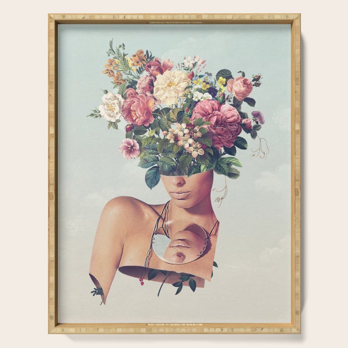 Flower-ism - Bouquet Pot Head Serving Tray Gallery Image 1