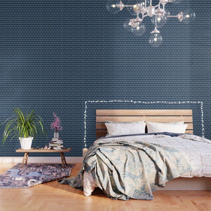 Wabi Sabi Arches in Blue Wallpaper Gallery Image 3