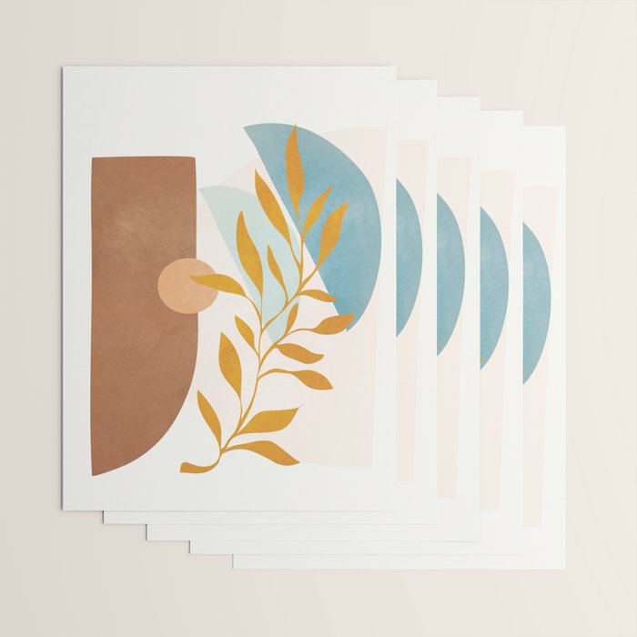 Soft Abstract Shapes 01 Wrapping Paper Gallery Image 3