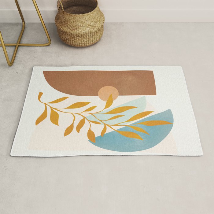 Soft Abstract Shapes 01 Rug Gallery Image 1