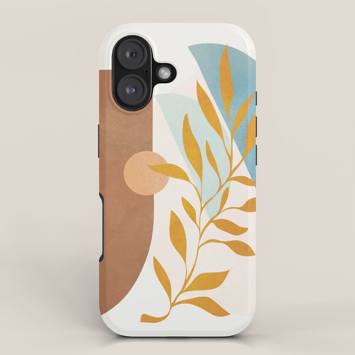 Soft Abstract Shapes 01 iPhone Case Gallery Image 1