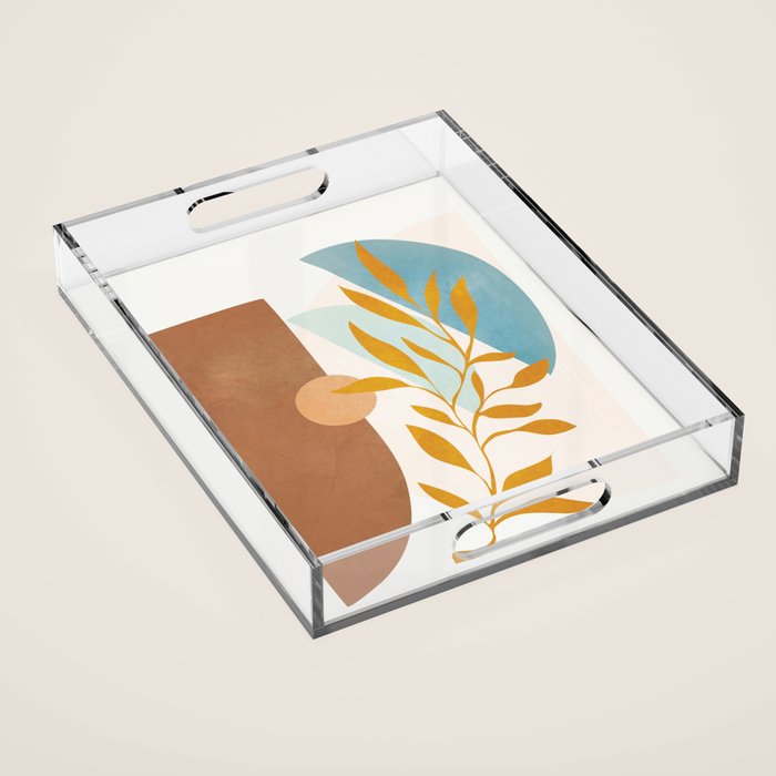 Soft Abstract Shapes 01 Acrylic Tray Gallery Image 1