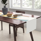 Soft Abstract Shapes 01 Table Runner Gallery Image 2