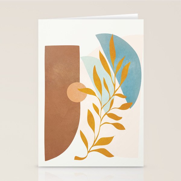 Soft Abstract Shapes 01 Stationery Card Gallery Image 2