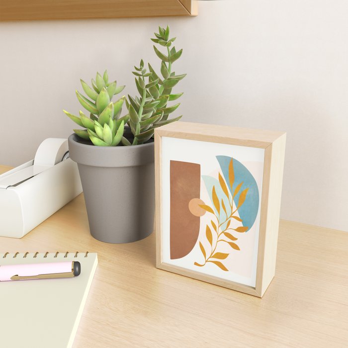 Soft Abstract Shapes 01 Mini Art Print Gallery Image 2