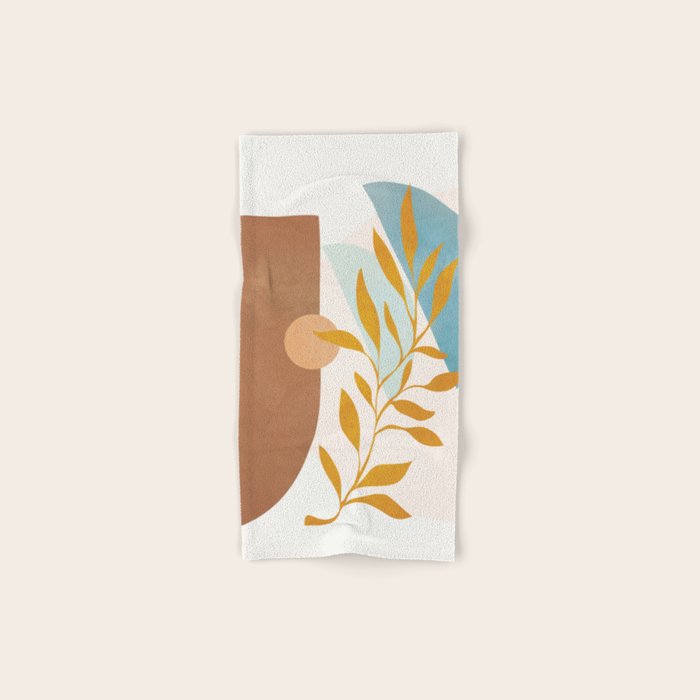 Soft Abstract Shapes 01 Bath Towel Gallery Image 1