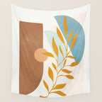 Soft Abstract Shapes 01 Wall Tapestry Gallery Image 4