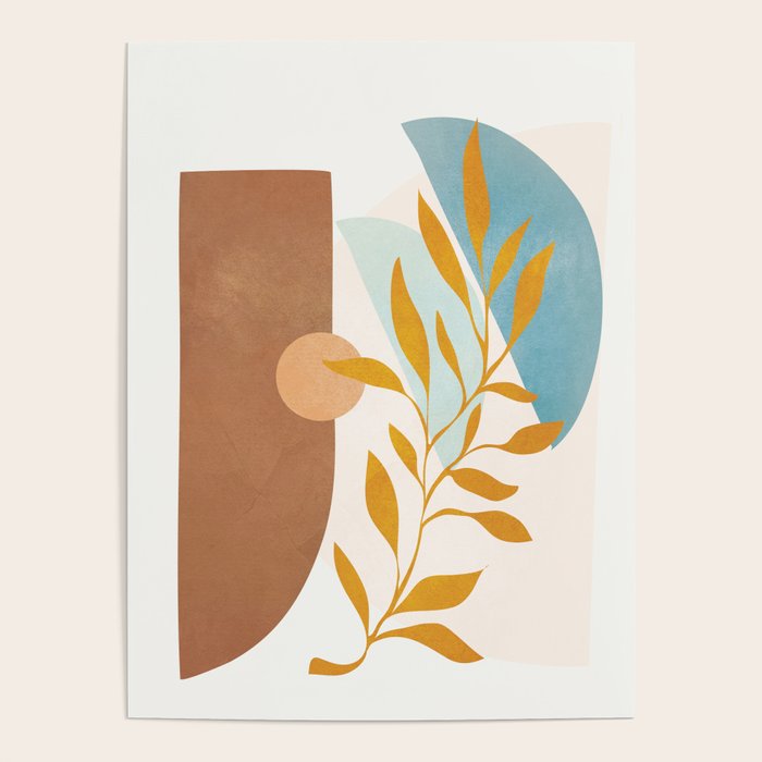 Soft Abstract Shapes 01 Poster Gallery Image 1